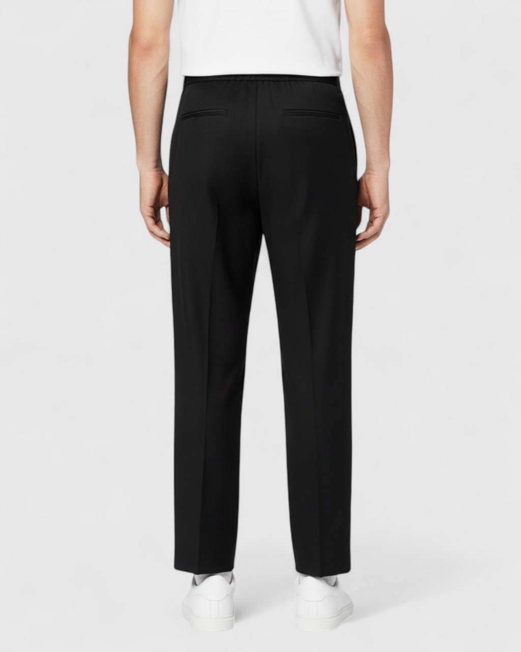 Pantalones Negros Holgados Informales