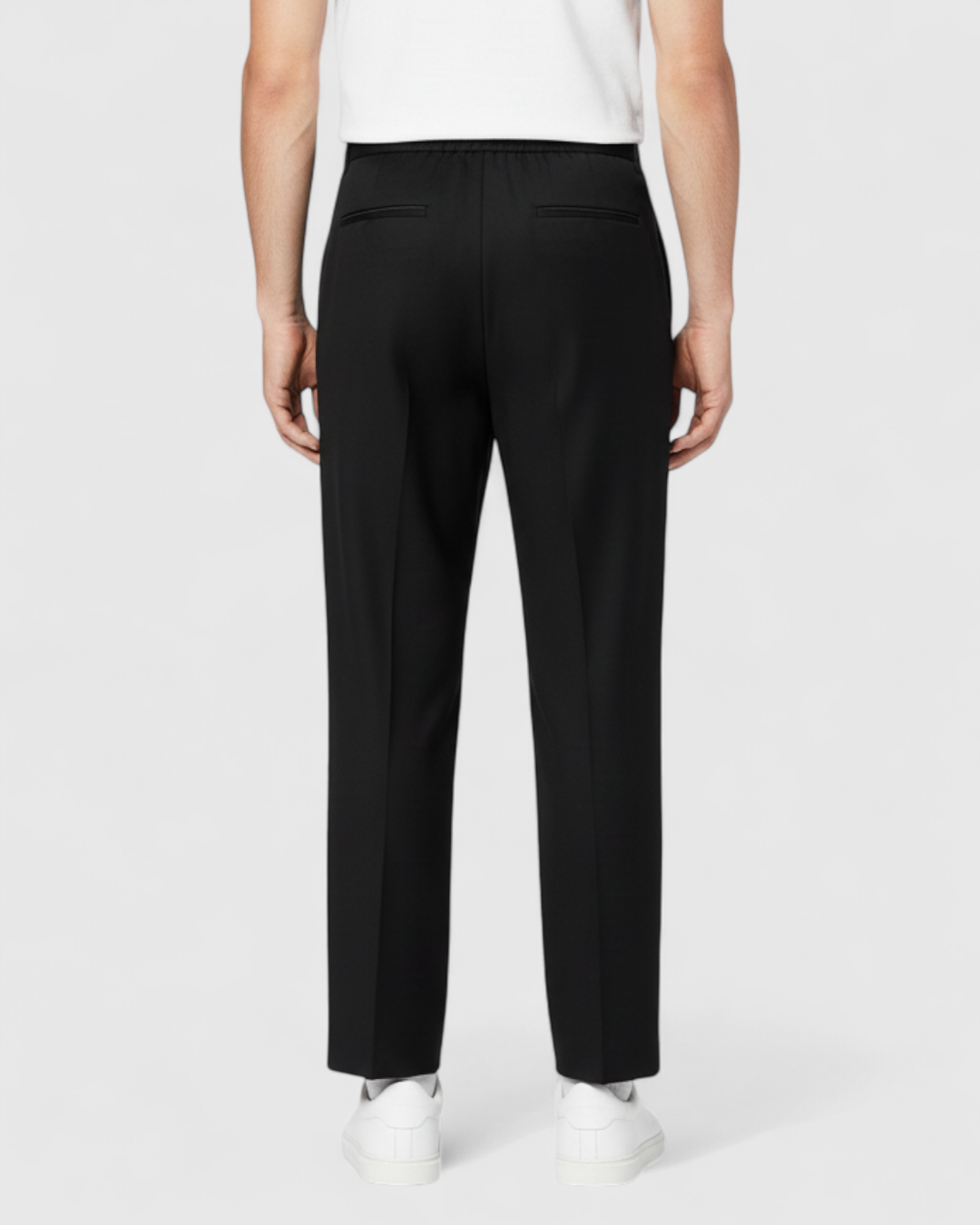Pantalones Negros Holgados Informales