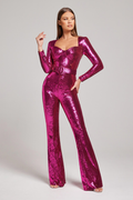 Women's Elaine Sequin Jumpsuit – Sparkling, Statement-Making Glamour