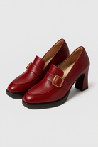 Chic Buckle-Detail Women's High-Heeled Pumps