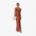 Women's Luxurious Silk Maxi Dress