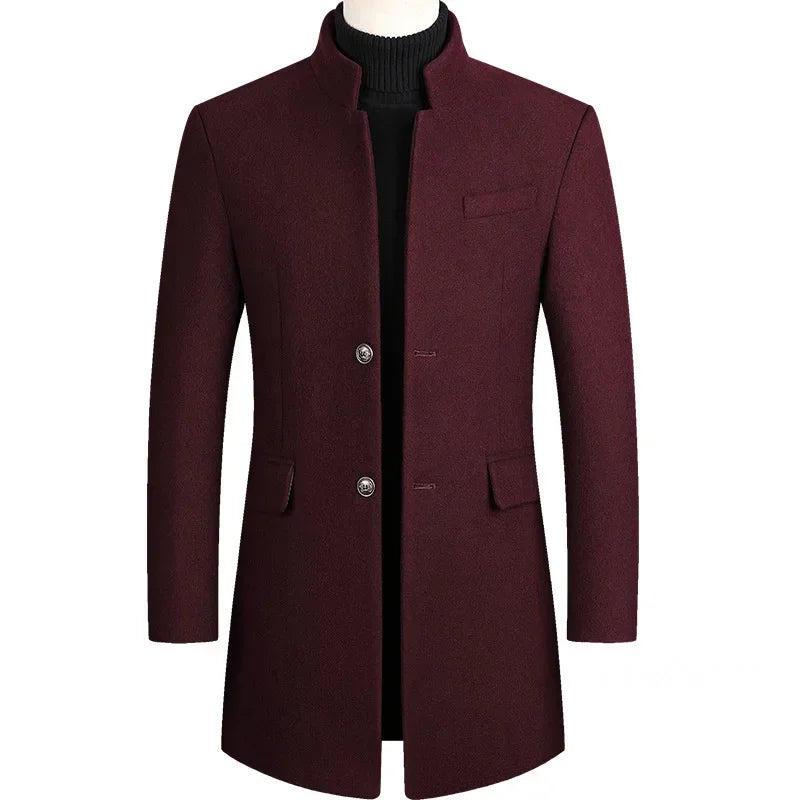 Stylish wool trench coat for men – timeless elegance and warm comfort