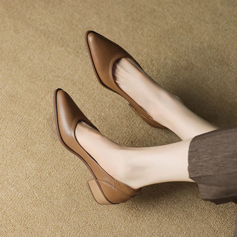 Novalisse Mid-Heel Shoes - Sleek, Comfortable Everyday Style