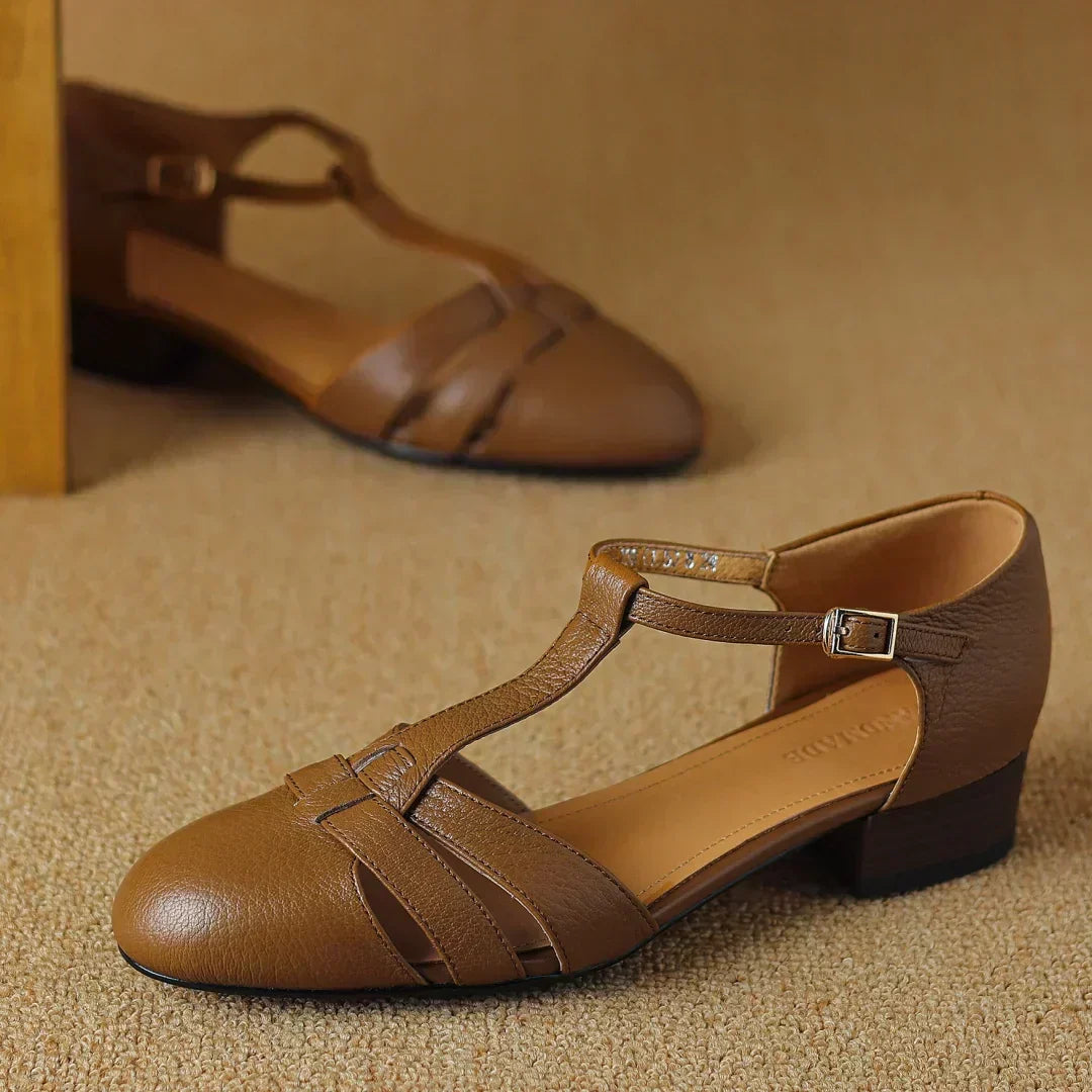 Orvanna T-Bar Flats - Sleek, Comfortable Flat Shoes for Everyday Style