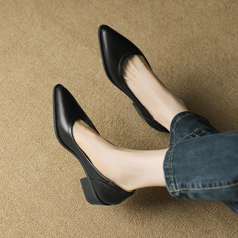 Novalisse Mid-Heel Shoes - Sleek, Comfortable Everyday Style