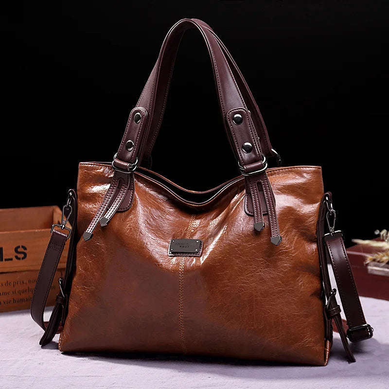 Refined Soft Leather Tote Bag for Everyday Elegance