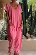 Women's Effortless Relaxed-Fit Jumpsuit