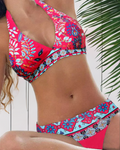 Women's Elegant Print Bikini Set
