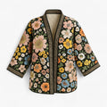 Women's Floral-Print Winter Jacket - Cozy & Stylish