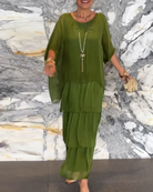 Caroline: Timeless, Elegant Flowing Maxi Dress