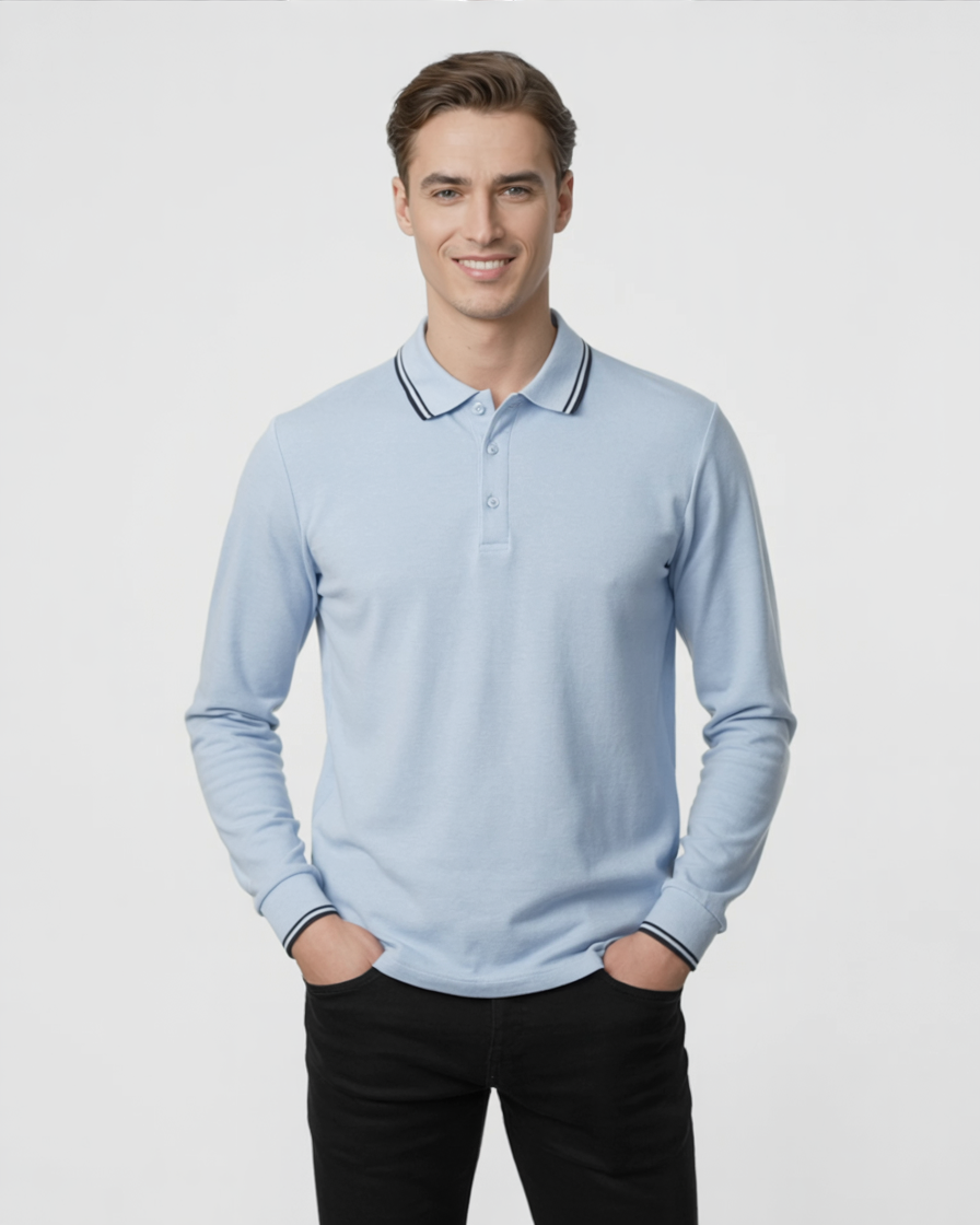 Suéter azul cielo para hombre