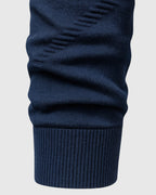 Suéter azul marino para hombre