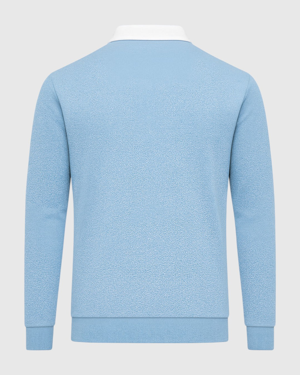 Suéter moderna de lana azul para hombre