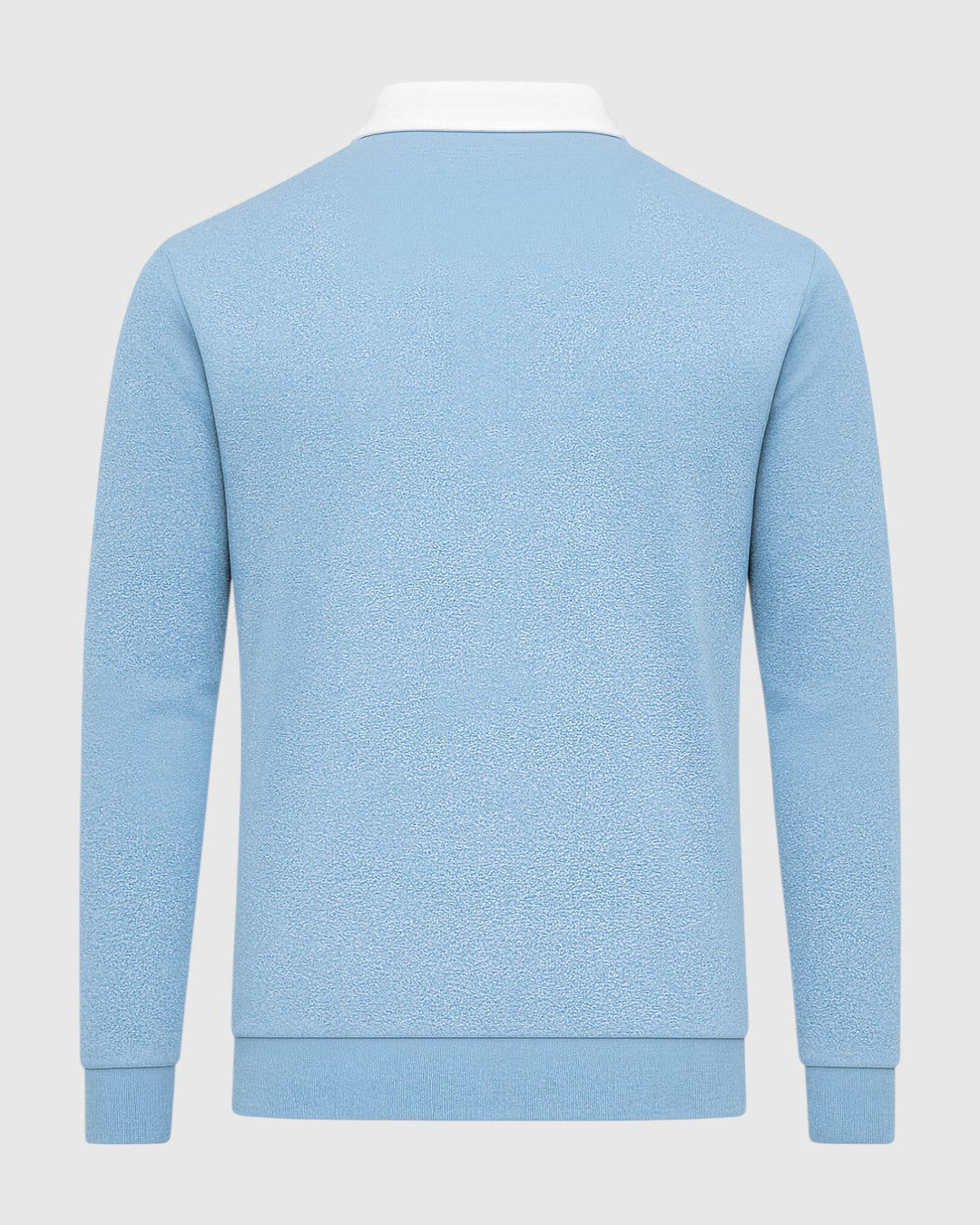 Suéter moderna de lana azul para hombre