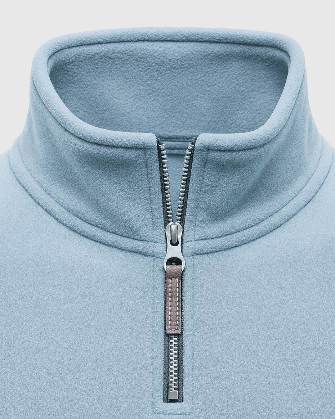 Suéter polar azul cielo cálida para hombre