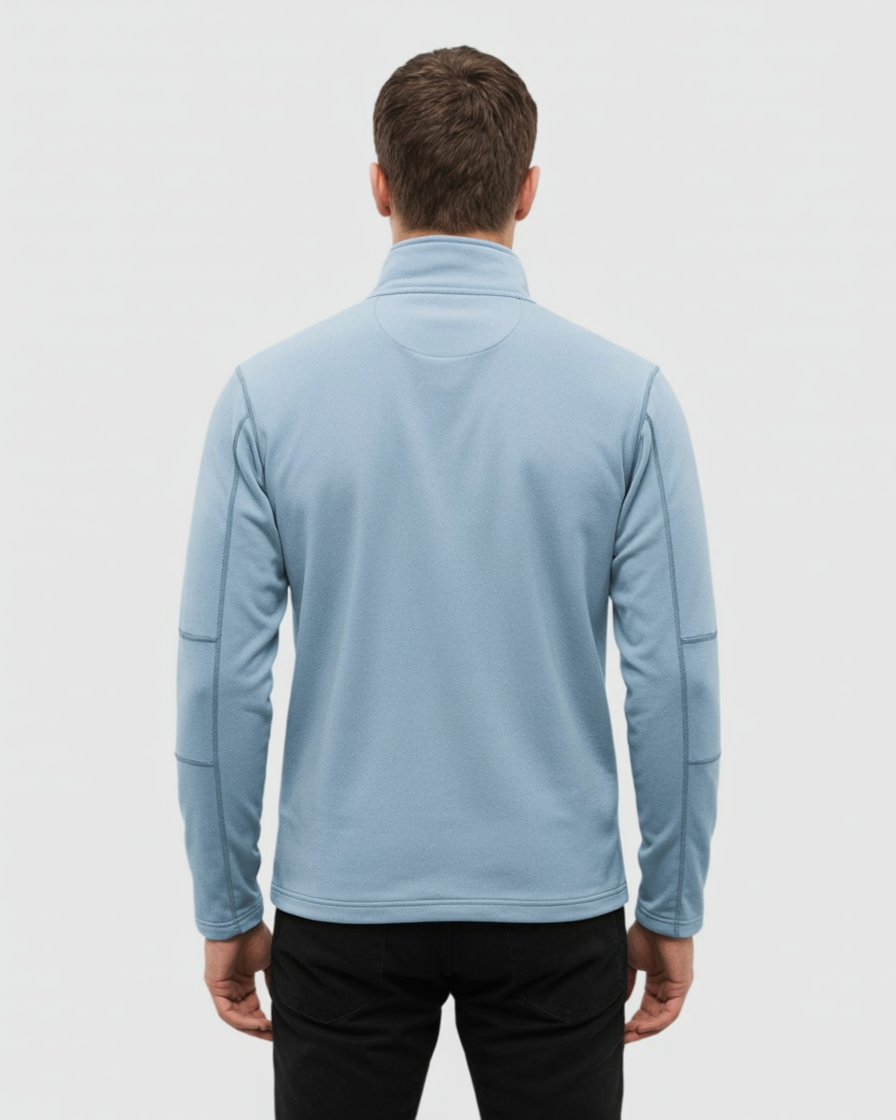 Suéter Polar Azul Cielo Cálida Para Hombre