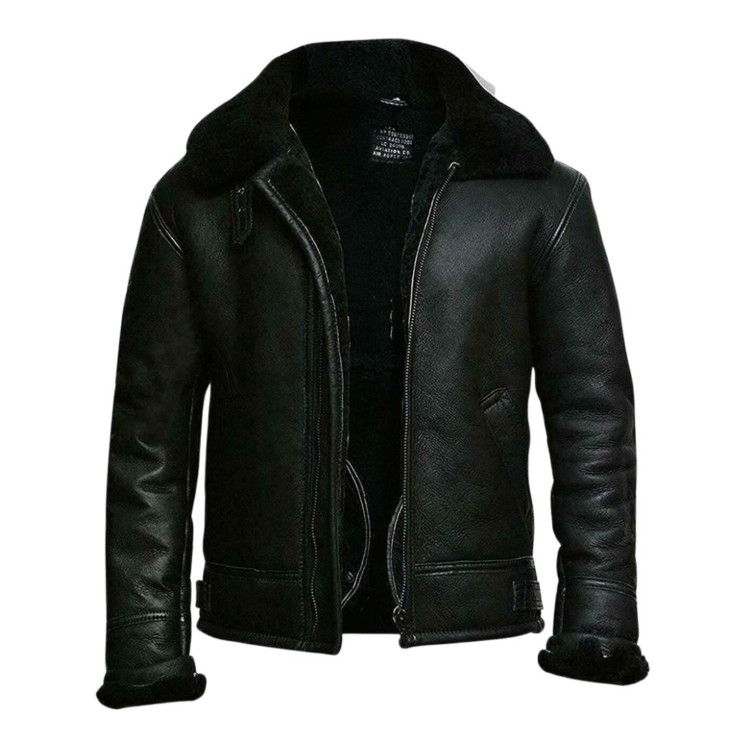 Luxury Flight Jacket with Slim Fit
