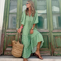 Women's Effortless Lightweight Spring Midi Dress
