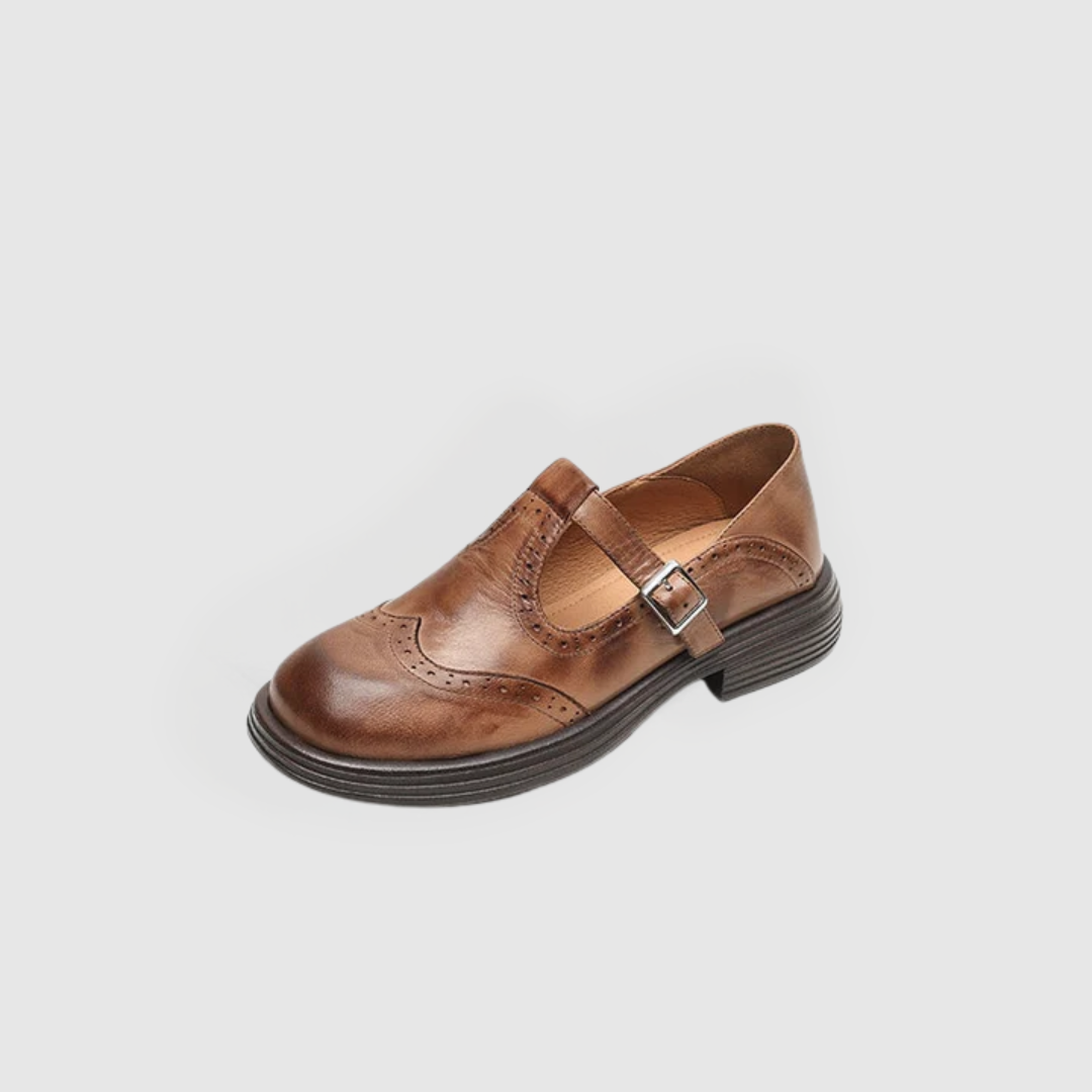 Risla Leather Mary Janes - Timeless Style and Comfort