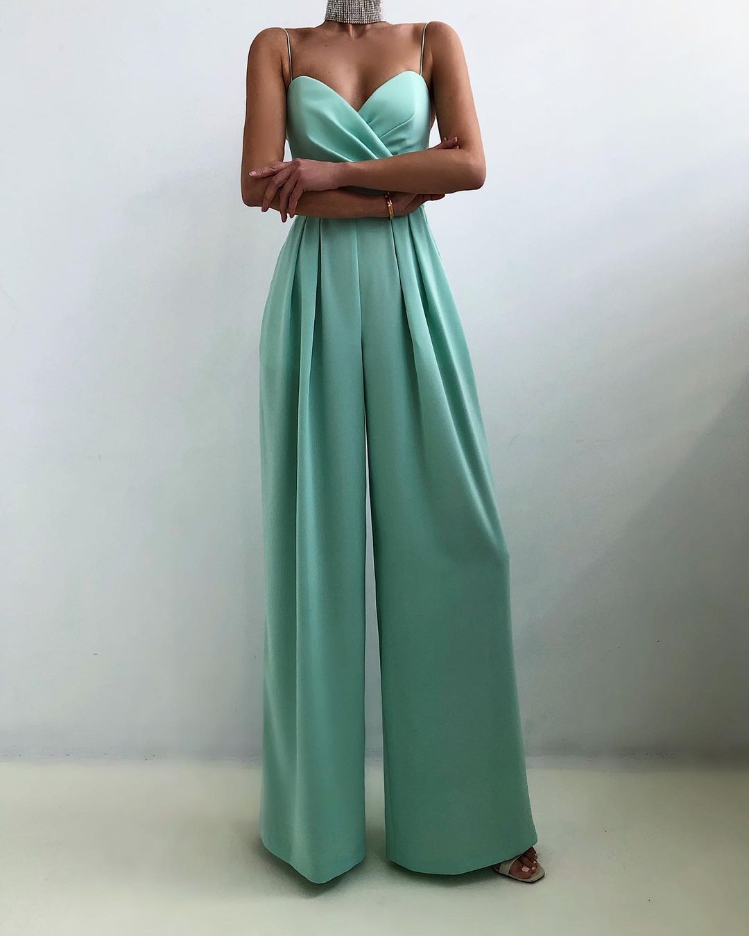Livia Strappy Wide-Leg Jumpsuit — Effortless Chic