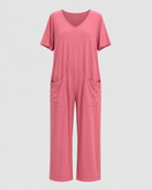 Women > Jumpsuit : Women's Effortless Relaxed-Fit Jumpsuit in Coral Pink van DUUWE