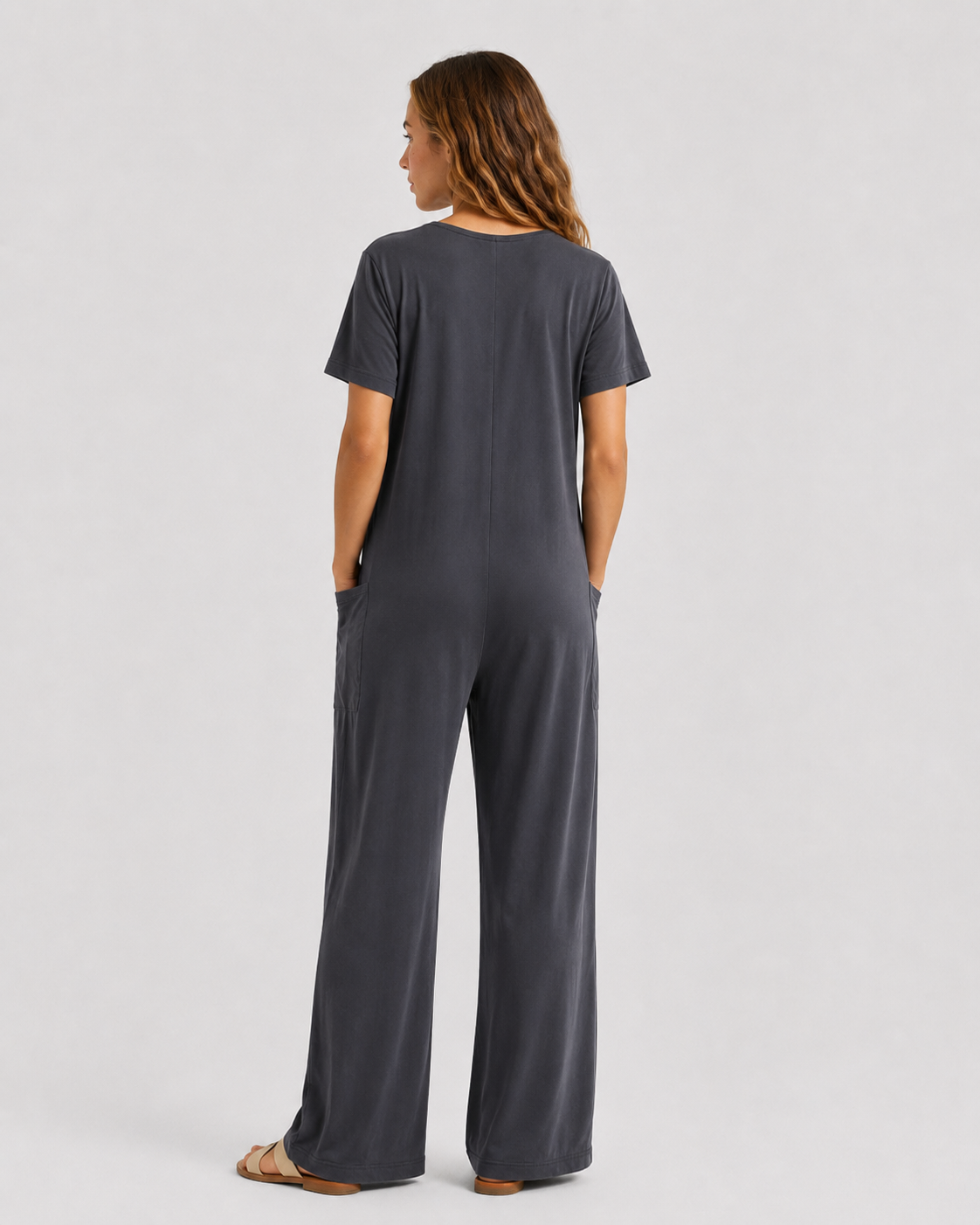 Women > Jumpsuit : Women's Effortless Relaxed-Fit Jumpsuit in van DUUWE