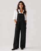 Women > Utility Bib Overalls : Women's Polyester Bib Overalls with Adjustable Straps in Black van DUUWE