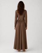 Women > Sweaters : Women's Two-Piece Long Sleeve Top and Maxi Skirt Set in van DUUWE