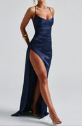 Annalise Women's Strappy High-Slit Dress – Glamorous Evening Gown