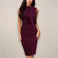 Elegant Women's Sleeveless Midi Dress