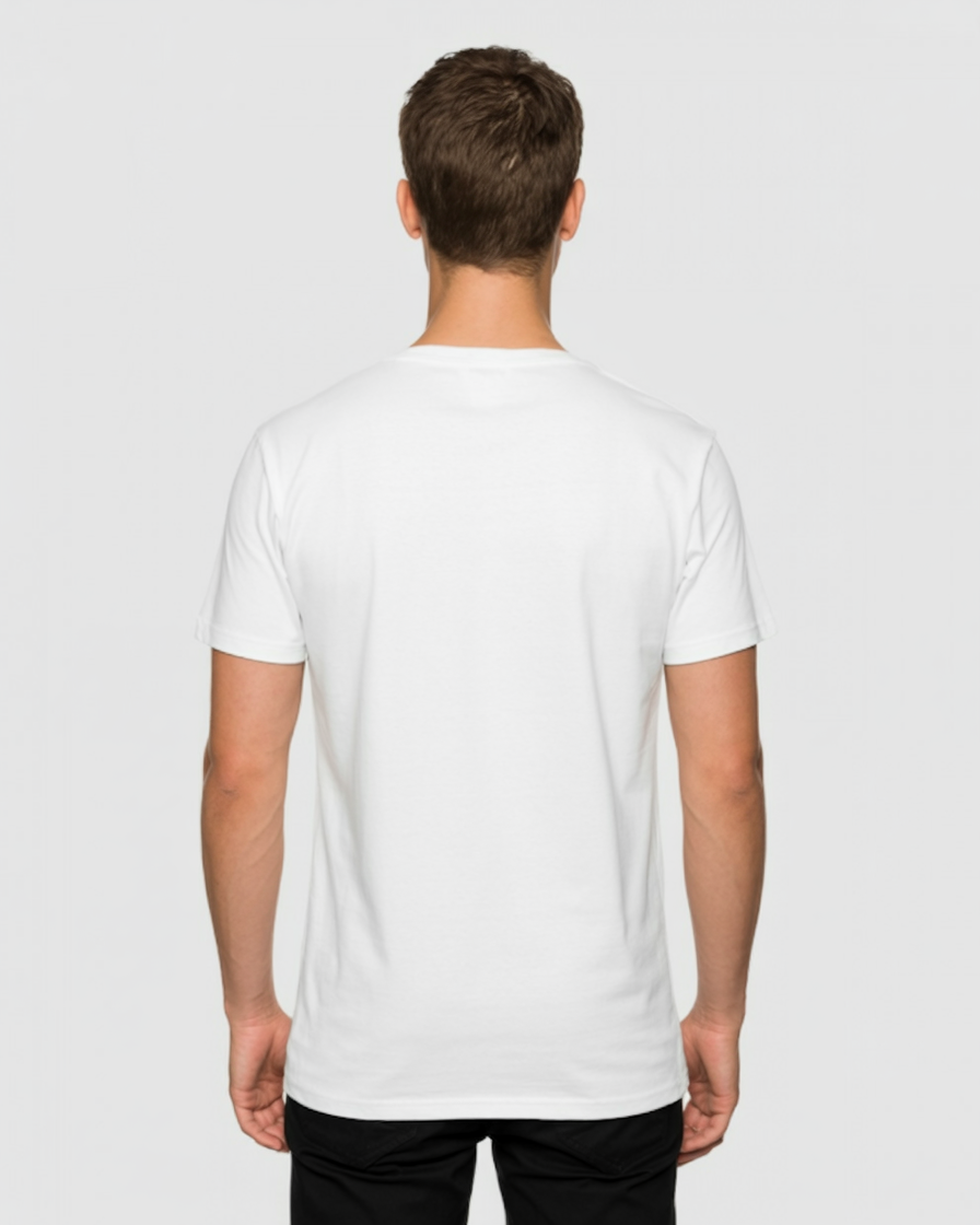 Camisa Blanco Hombre de Algodón Casual