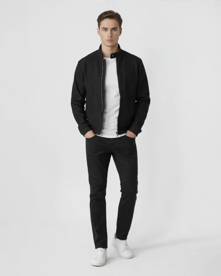 Chaqueta Casual Negro para Hombre