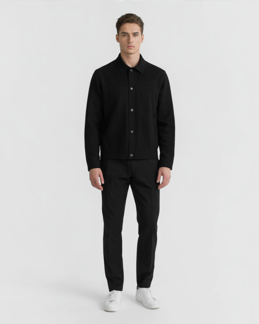 Chaqueta Elegante Negra para Hombre