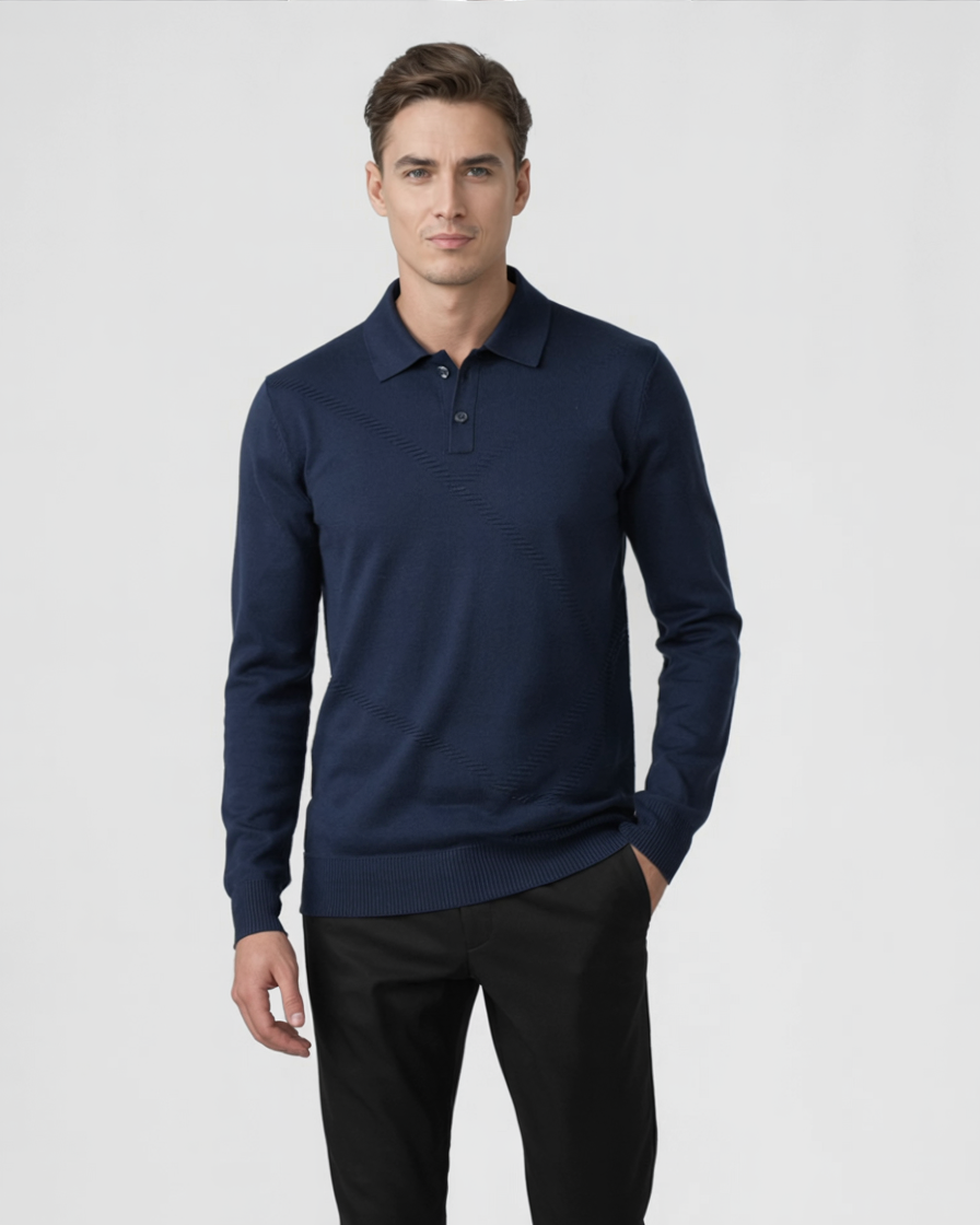 Suéter Azul Marino Para Hombre