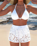 Women's Elegant Lace Bikini Set
