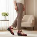 Women's Timeless Elegance in Mid-Heel Comfort Shoes
