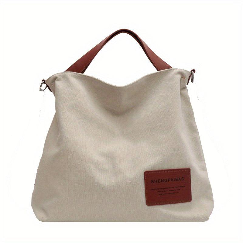 Chic Canvas Shoulder Bag — Stylish, Practical, Everyday Essential