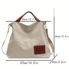 Chic Canvas Shoulder Bag — Stylish, Practical, Everyday Essential