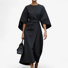 Chic Asymmetric Dress with a Modern, Elegant Silhouette