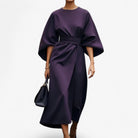 Chic Asymmetric Dress with a Modern, Elegant Silhouette