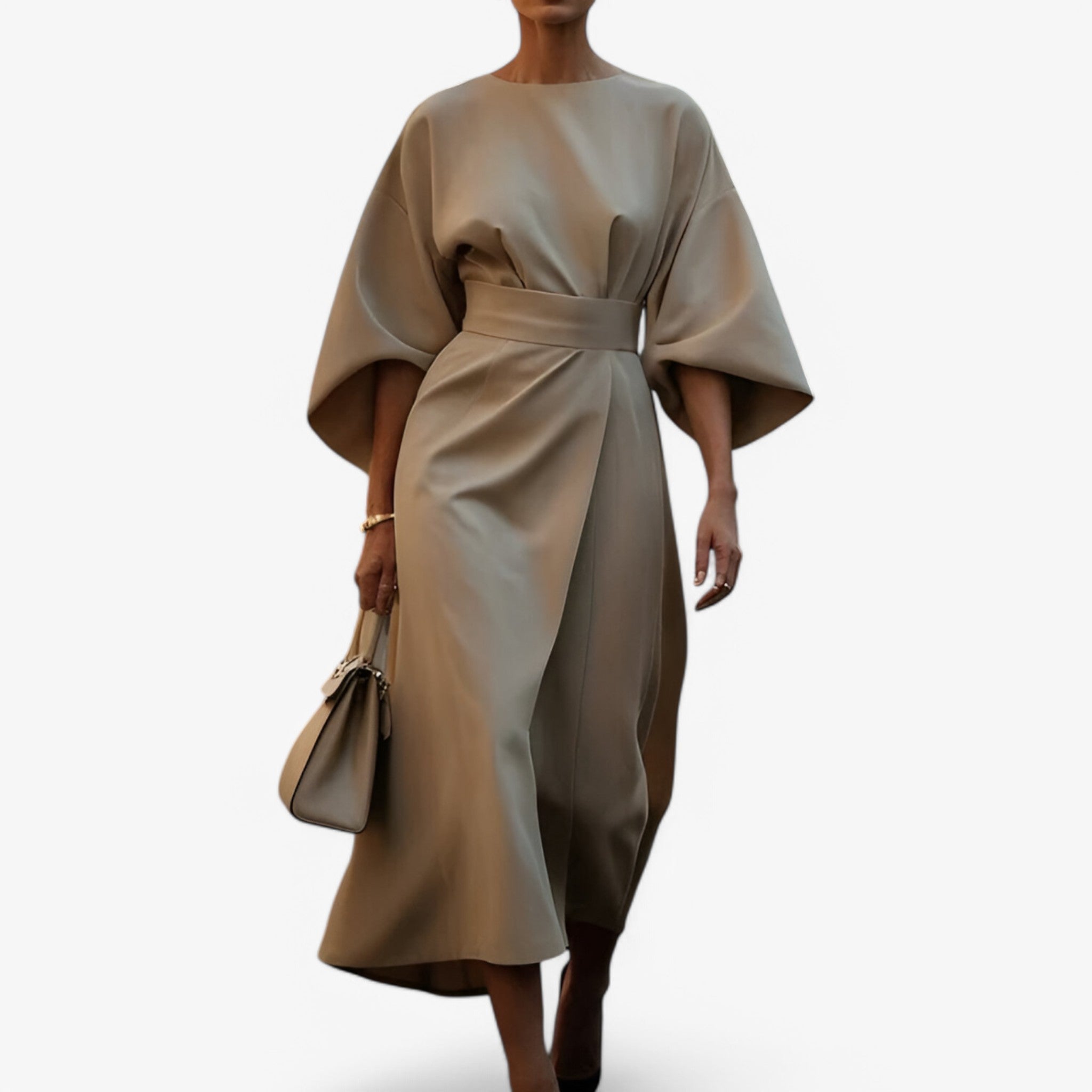 Chic Asymmetric Dress with a Modern, Elegant Silhouette