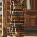 Women's Vintage Maxi Dress — Timeless Elegance in a Flowing Silhouette