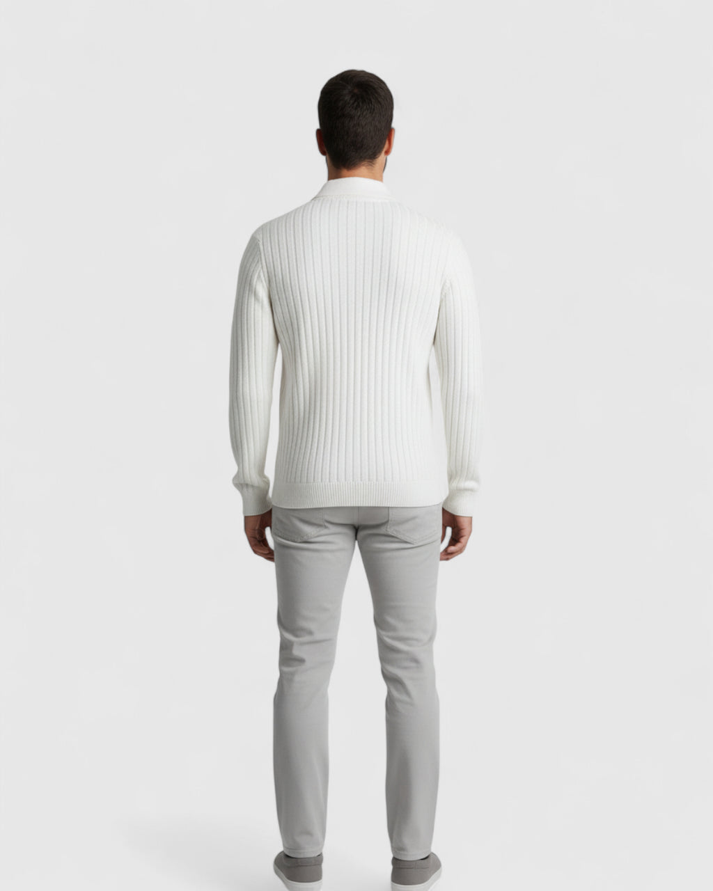 Jersey Polo de Hombre con Cremallera