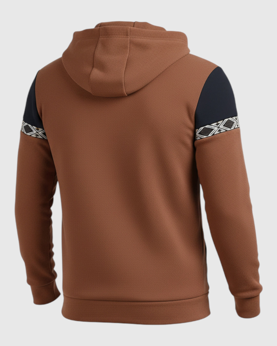 Chaqueta con Capucha y Media Cremallera de Forro Polar