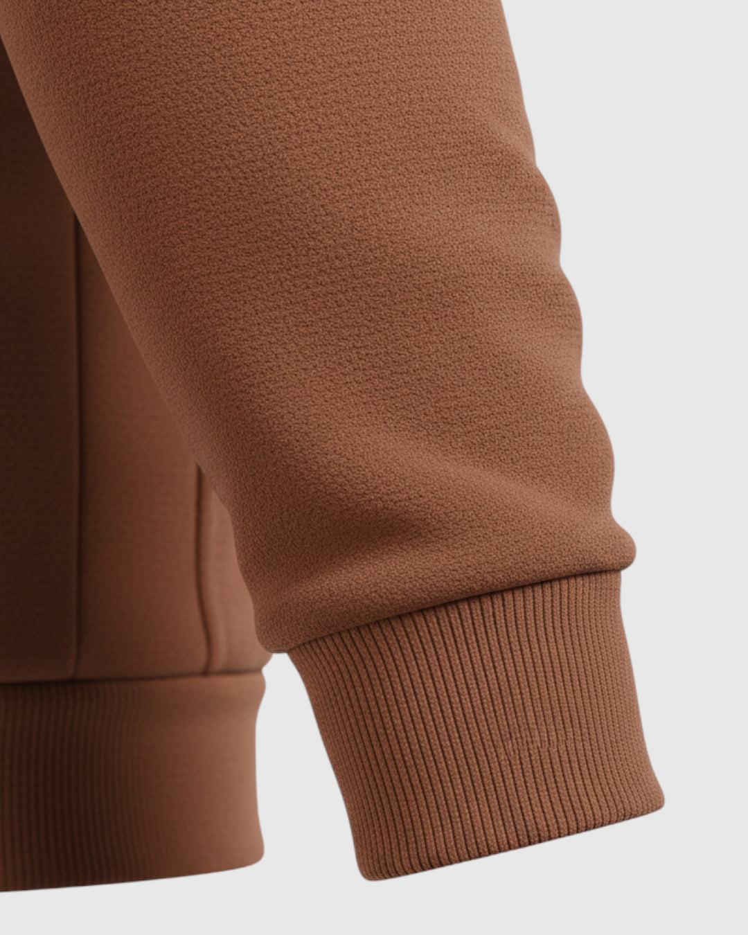 Chaqueta con Capucha y Media Cremallera de Forro Polar