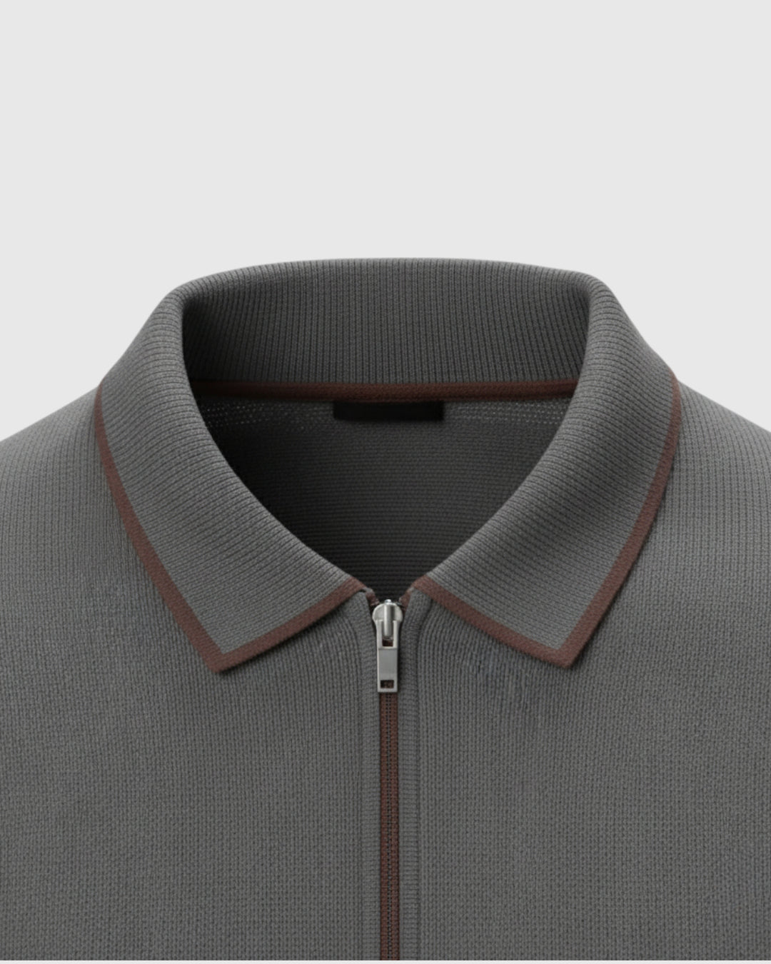 Suéter Polo de Manga Larga para Hombre