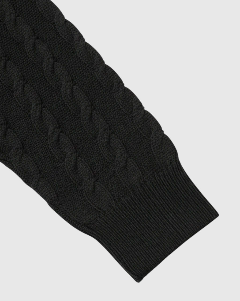 Elegant Knit Sweater – Suéter para hombre con cuello de solapa y botones