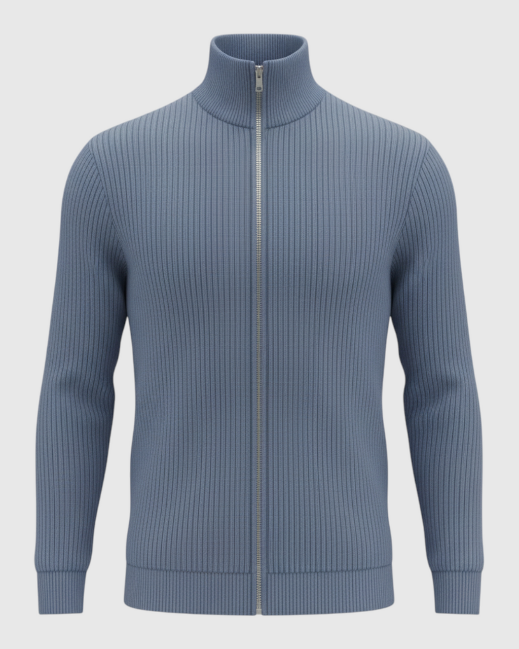 Cárdigan de Punto con Cremallera para Hombre