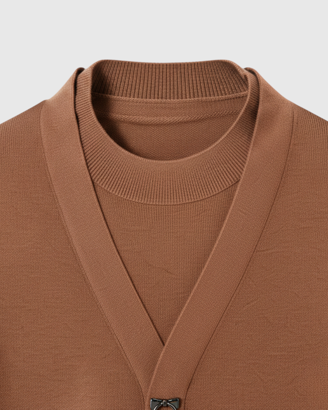 Suéter de Hombre de Mezcla de Lana de Cordero