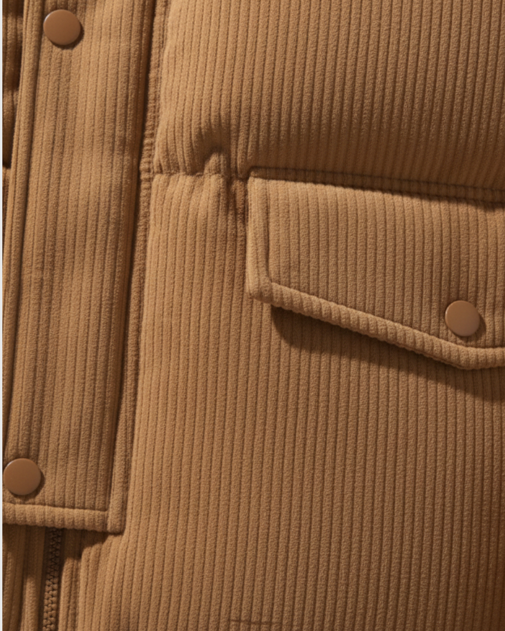 Chaqueta Acolchada de Pana para Hombre